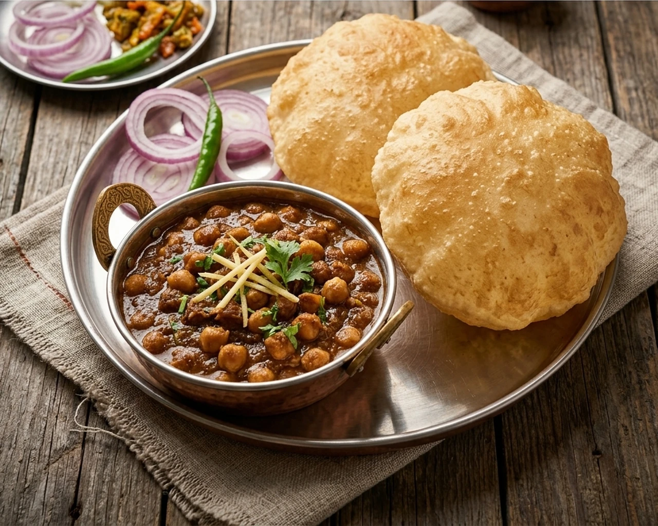 Chole Bhature at Social Cafe By Party Platter in Edmonton, AB